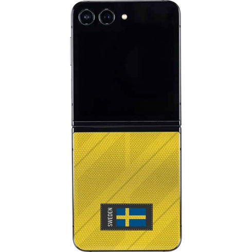 Sweden Soccer Flag Galaxy Z Flip5 5G Skin